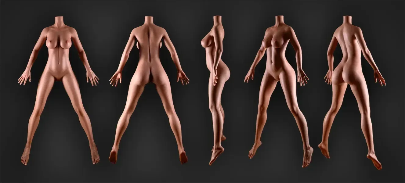 161cm Premium Silicone Sex Doll Body by Lusandy Dolls