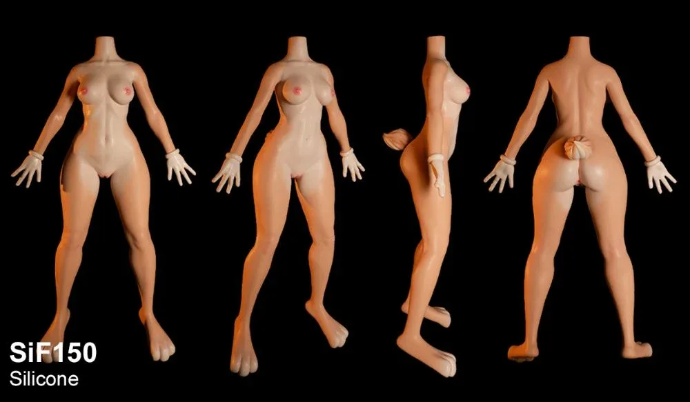 Body View of SiF150 Silicone Lola Bunny Sex Doll Body
