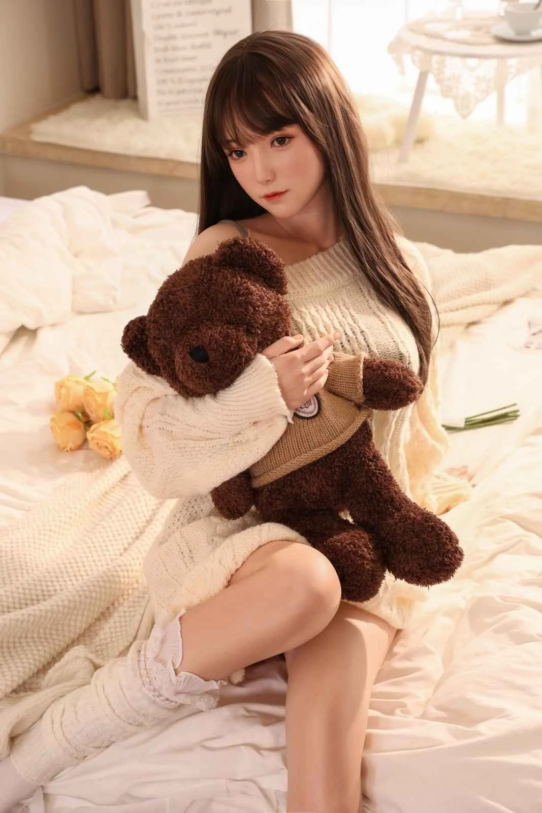 158cm (5ft1") Asian Love Silicone Sex Doll - D-Cup - Susan view 3