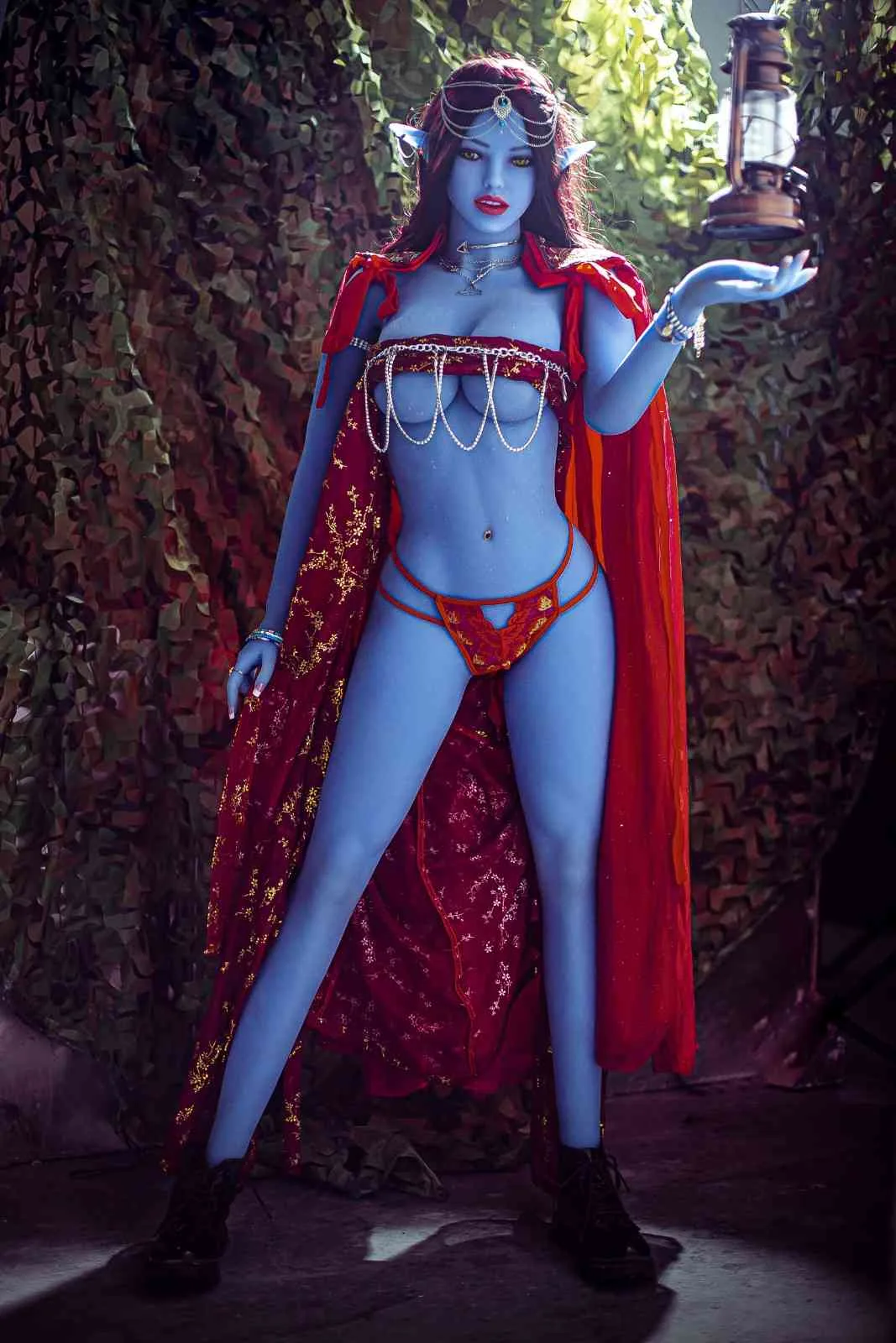 158cm (5ft1") Sexy Elf Blue Skin Tone TPE Sex Doll - In Stock | US Only view 7