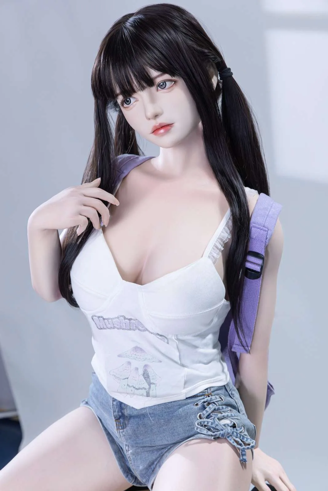 148cm (4ft8") Tender Asian Silicone Doll - C-Cup - Linn