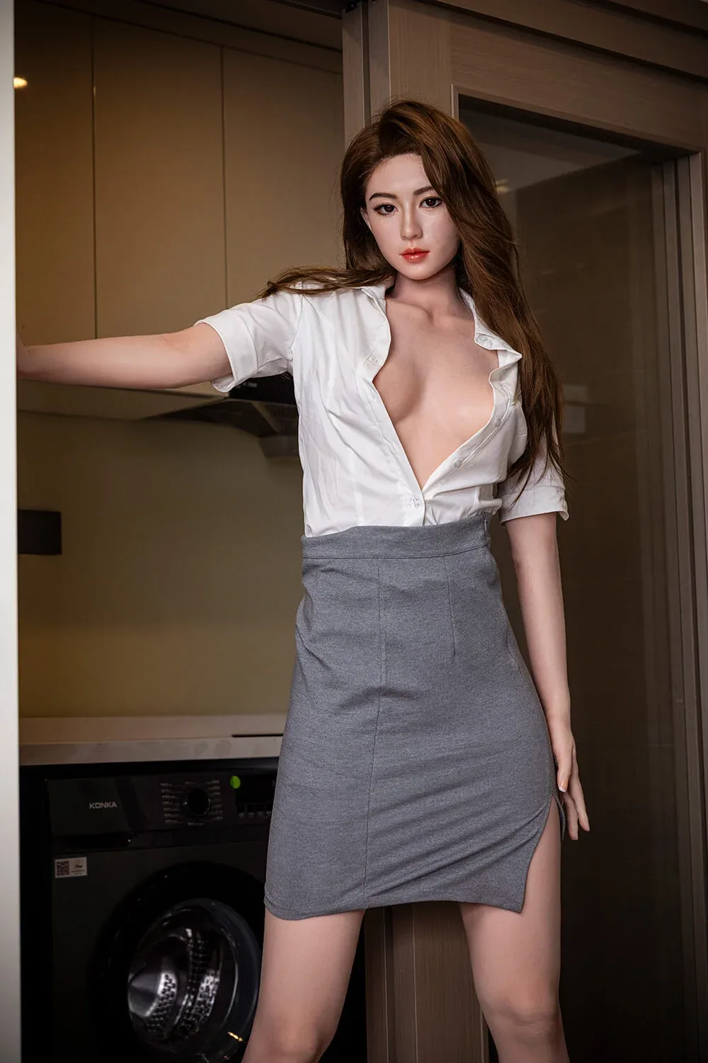 176cm (5ft7") Sexy Asian Full Silicone Sex Doll - C-Cup - Yuyan view 4