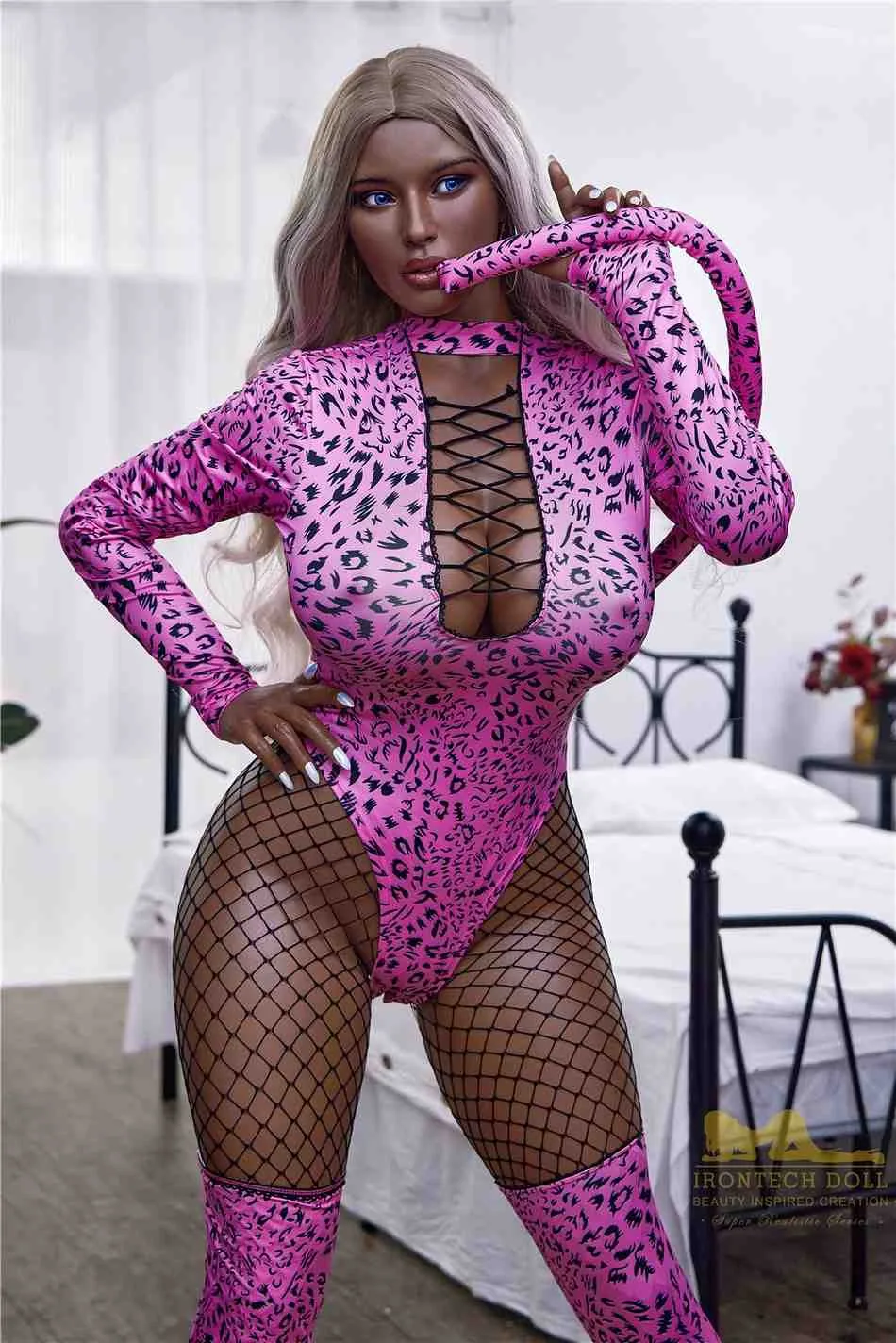 160cm (5ft2') Ebony Queen Silicone Sex Doll - Hedy view 5