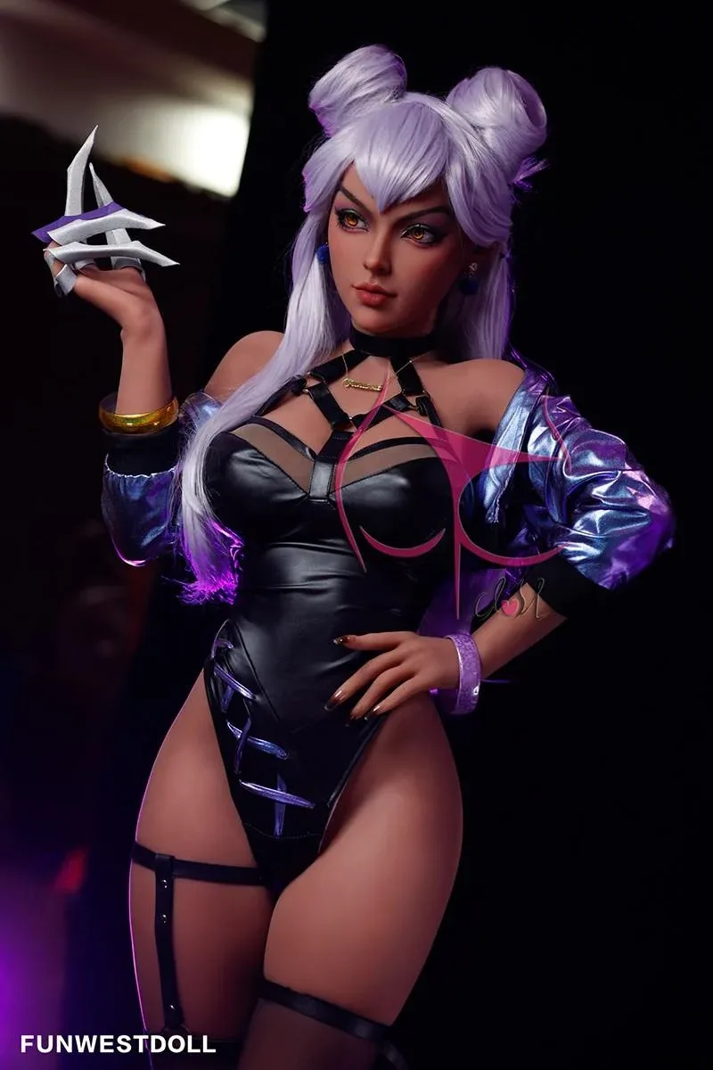 155cm (5ft1") F-Cup The Ultimate White-Haired Anime Sex Doll - In Stock | US Only view 2