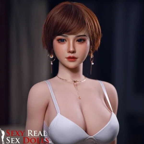 163cm (5ft4') Busty Asian Sensation Sex Doll with Silicone Head - Clarisse