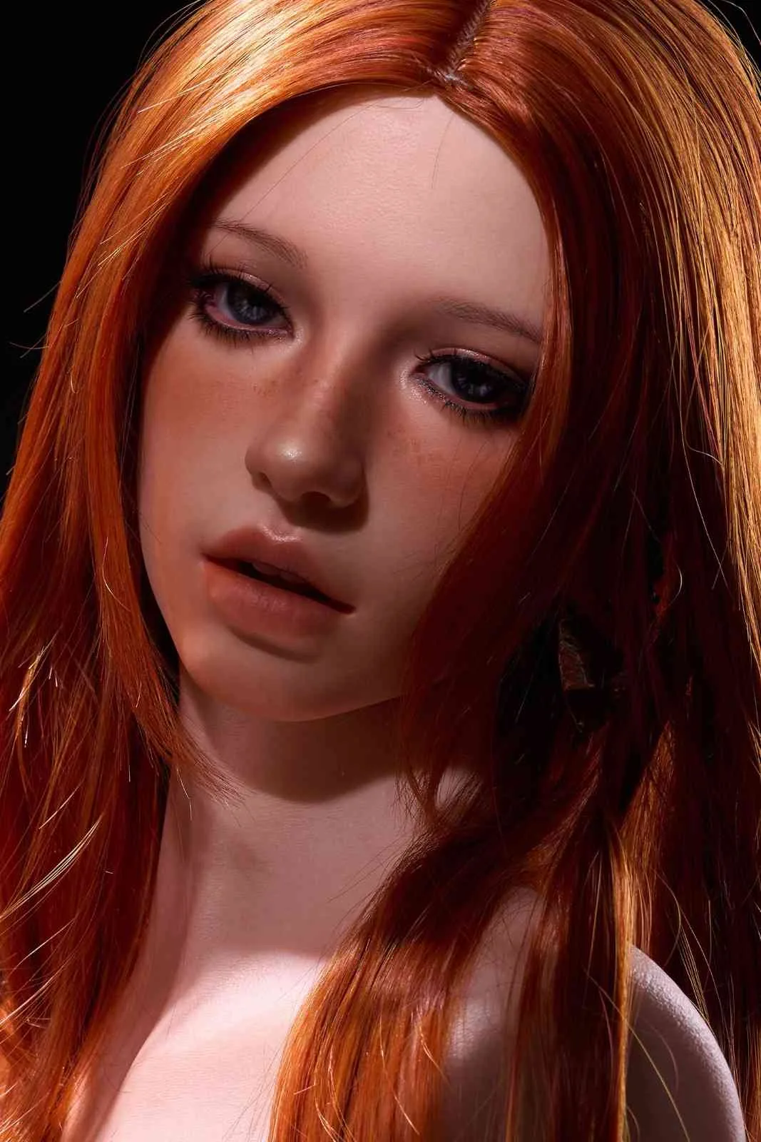 102cm (40.1") BBW Redhead Silicone Torso Doll – Marina view 3