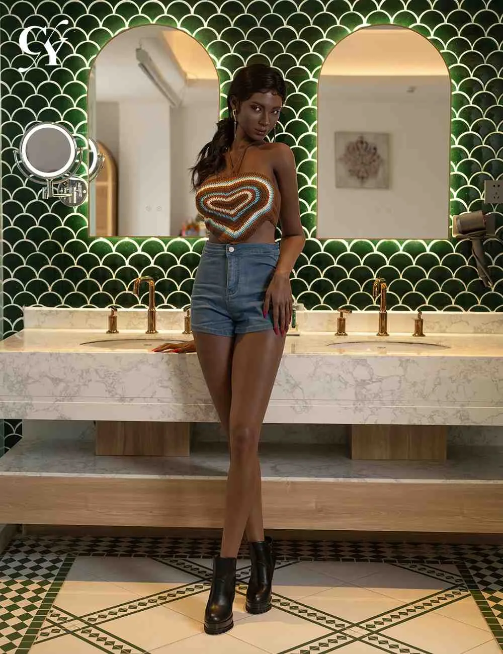 170cm (5ft7") Ebony Sex Dolls - C-Cup - Zaria view 7