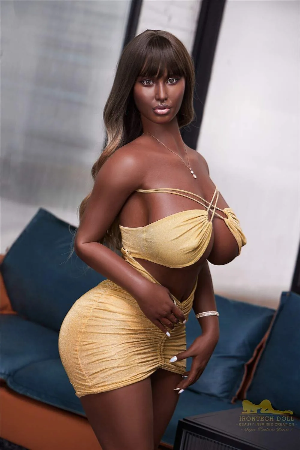 160cm (5ft2') Ebony Temptation Love Doll Fantasy - Pearl view 8
