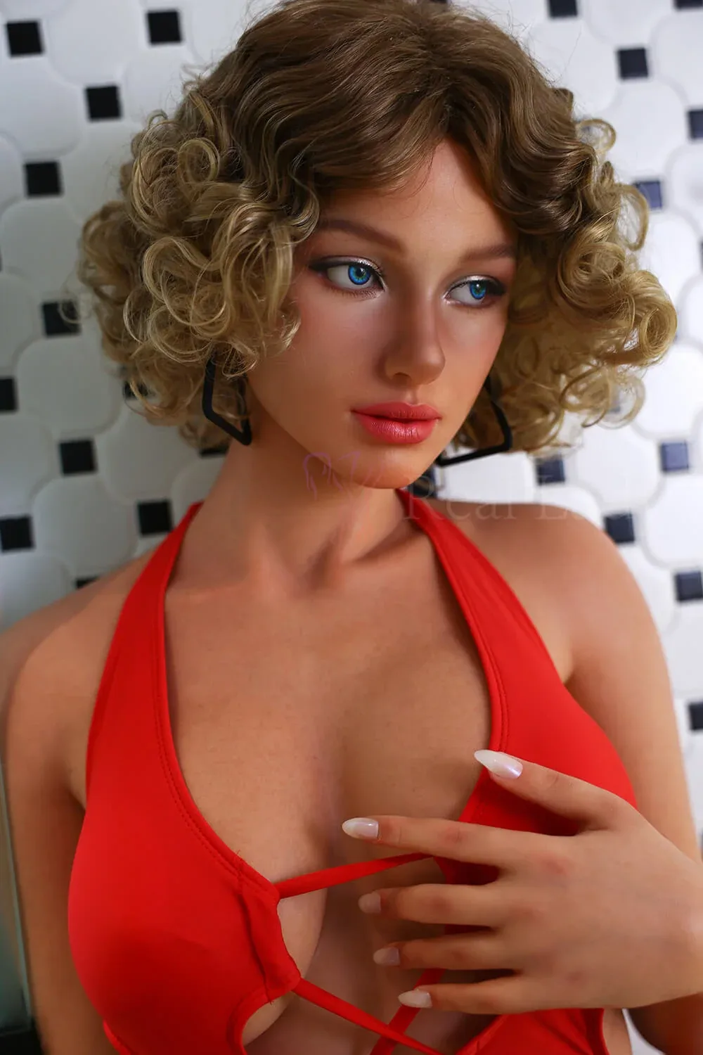 170cm (5ft7") Burning Curly Silicone Sex Doll - D-Cup - Luna view 4