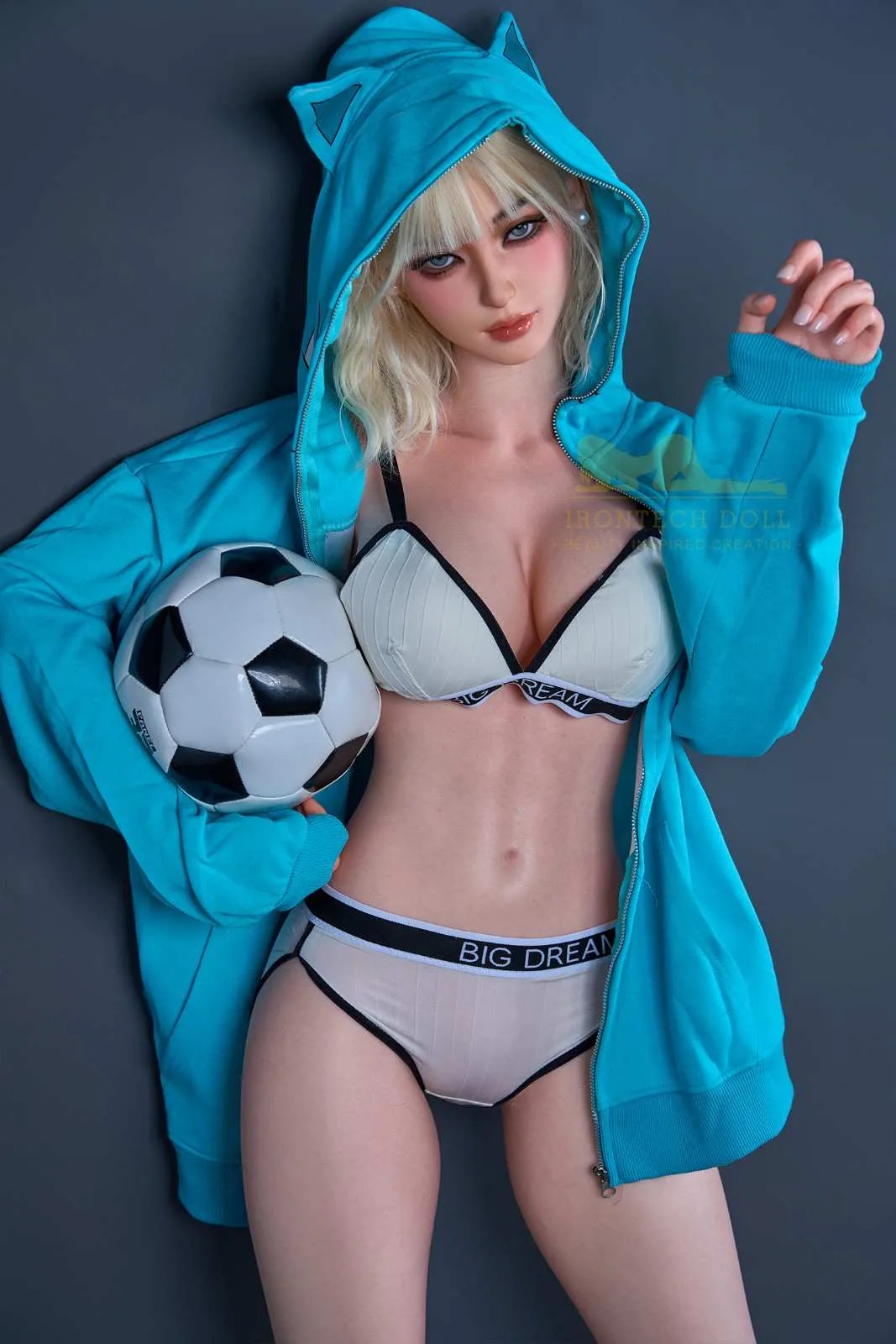 161cm (5ft2') Blonde Anime-Style Life Size Sex Doll - Miku view 4