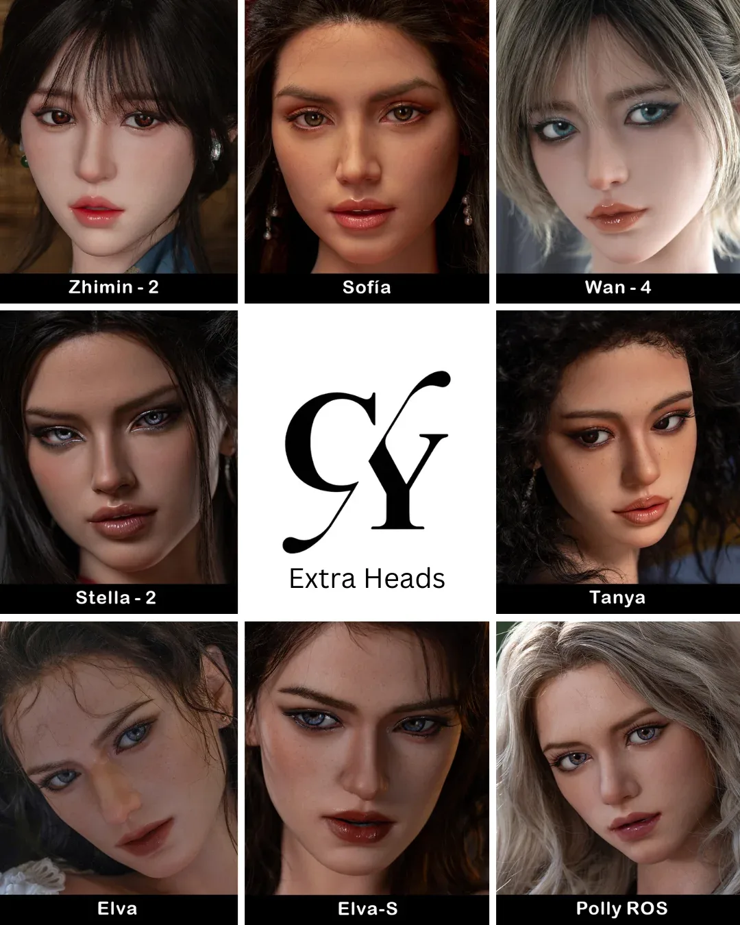 Top CY-Doll Extra Heads view 1