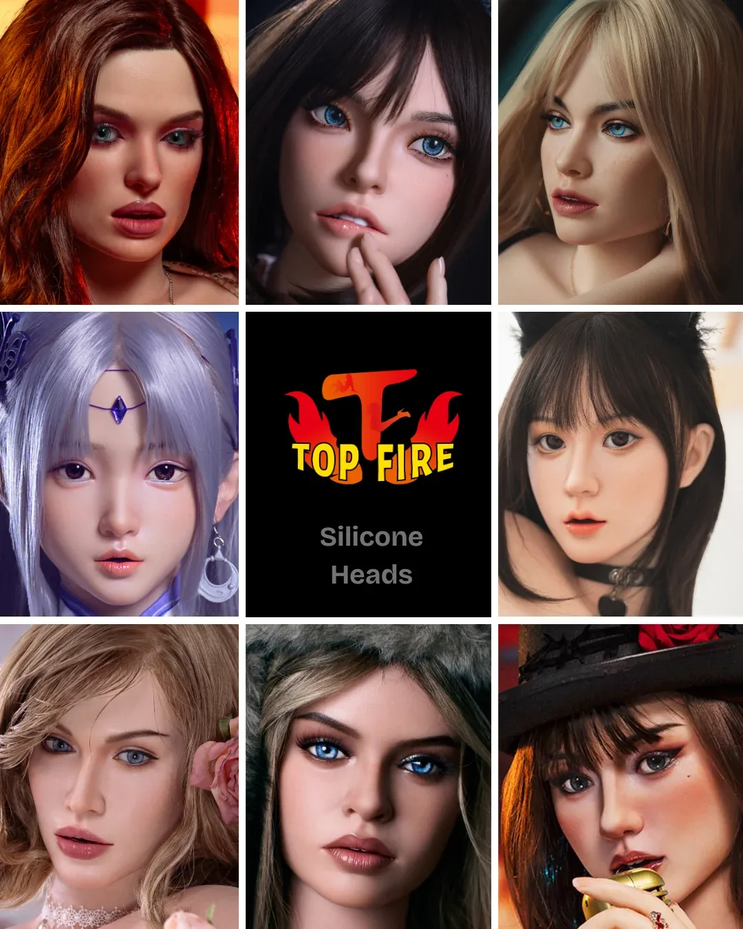 Top Fire Extra Doll Heads view 1