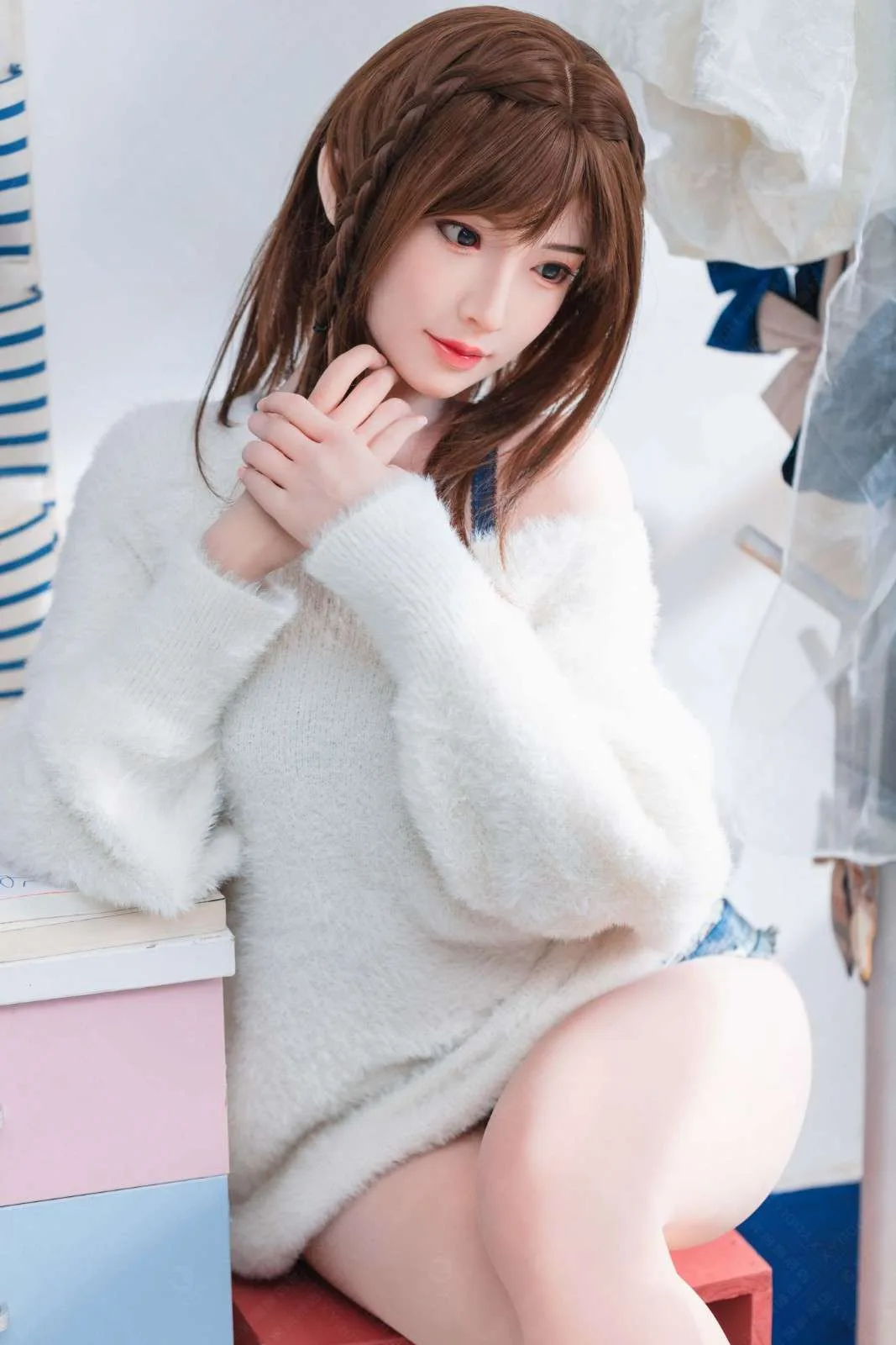 157cm (5ft1") Charming Silicone Sex Doll - A-Cup - Clara view 7