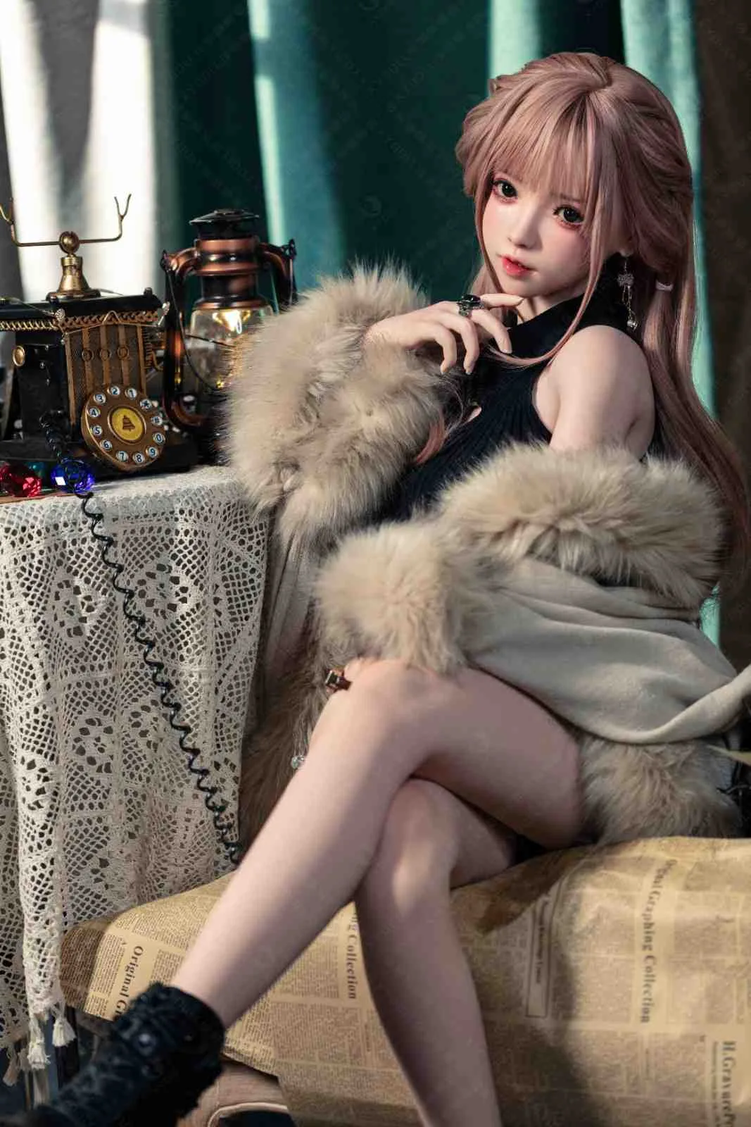 148cm (4ft8") Cosplay Silicone Sex Doll - C-Cup - Candy view 5