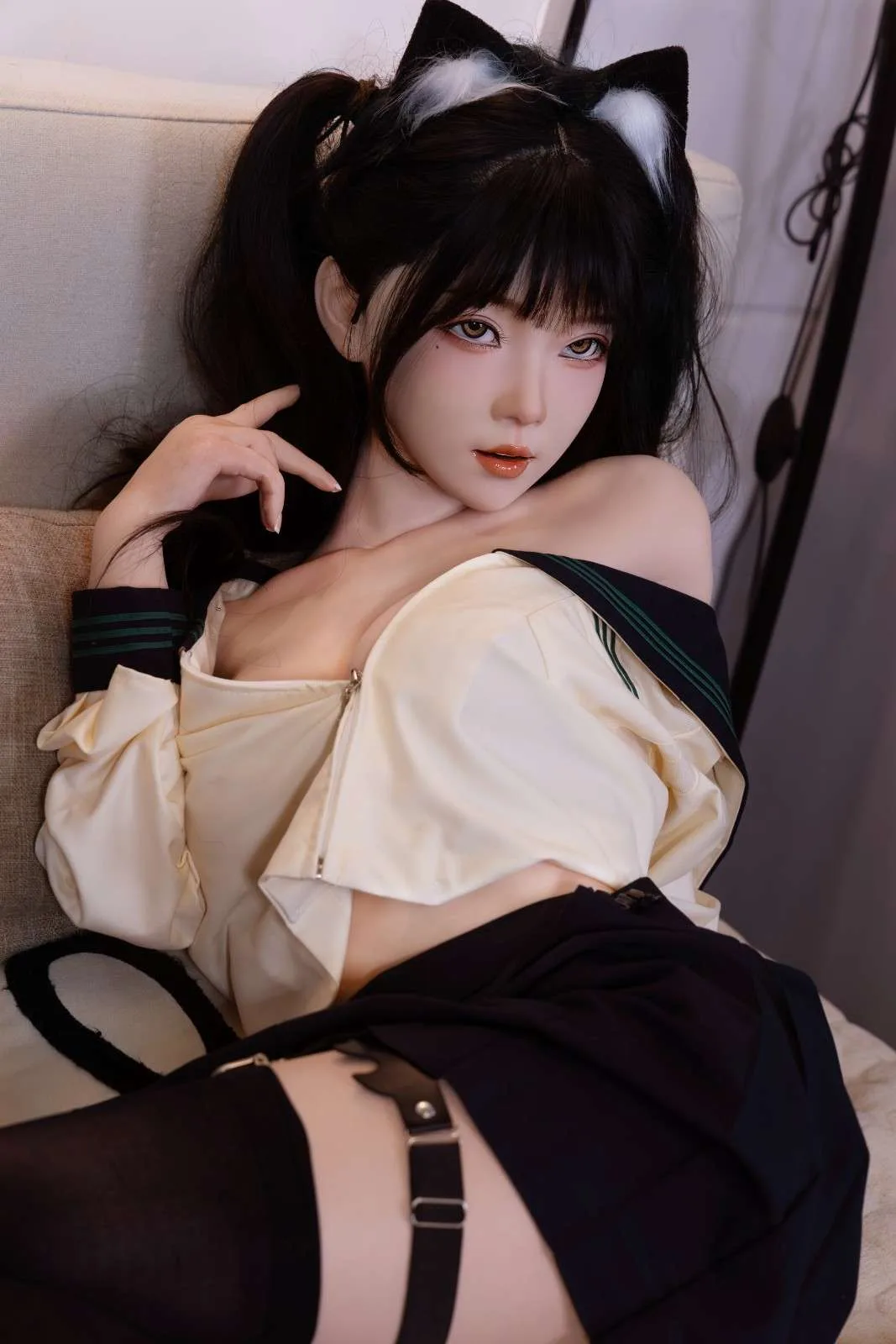 148cm (4ft8") Lifelike Asian Silicone Love Doll - C-Cup - Tamaki view 3