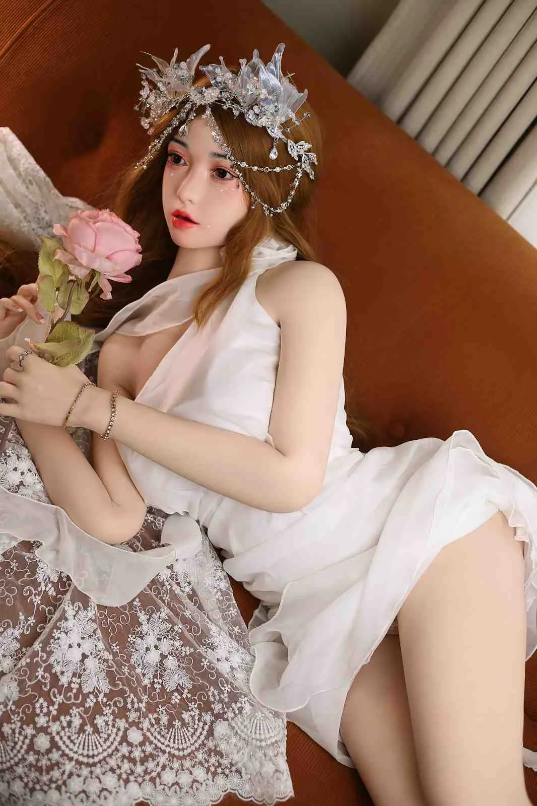 166cm (5ft5") Realistic Asian Silicone Sex Doll – Alice view 6