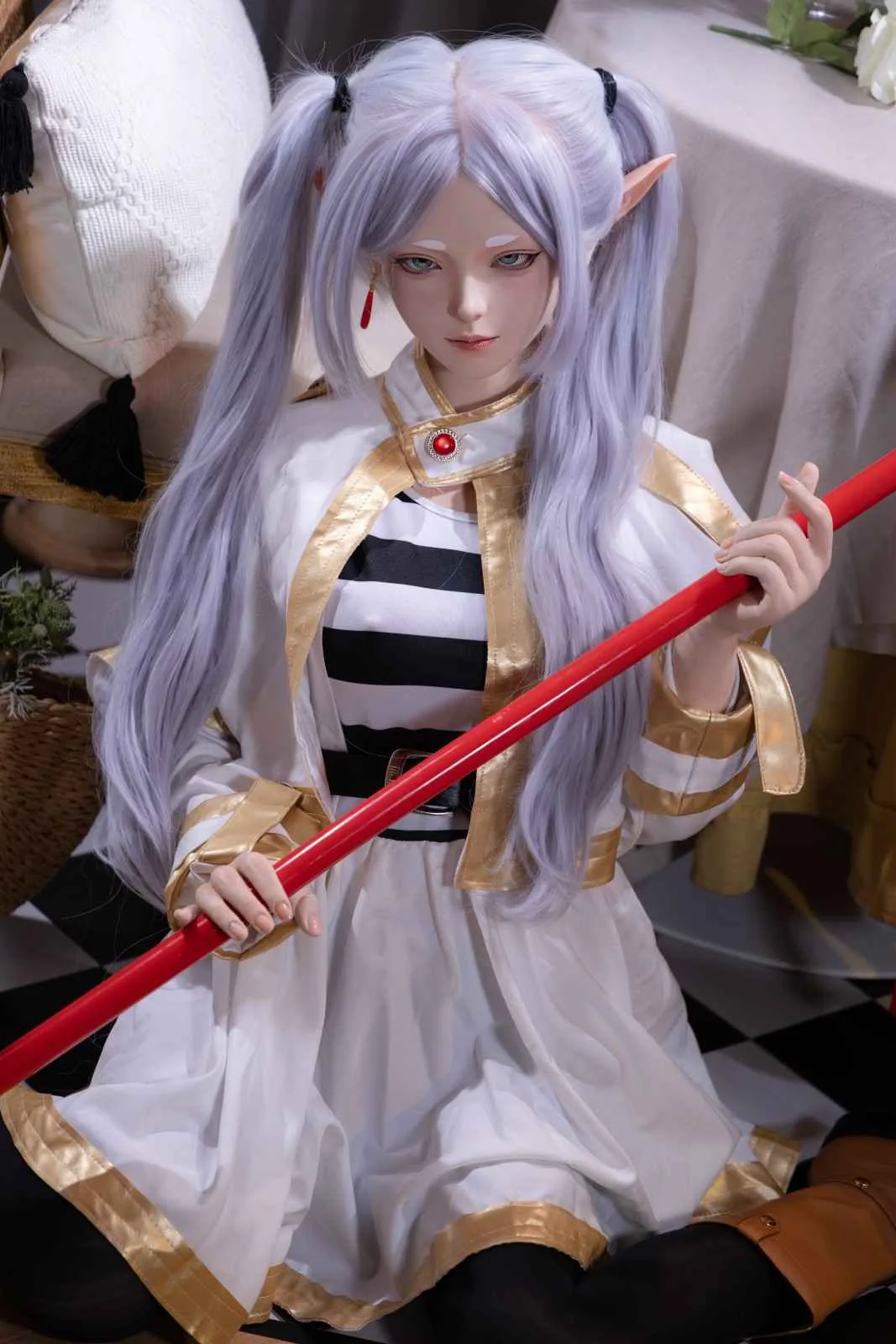 158cm (5ft1") Cosplay Full Silicone Sex Love Doll - D-Cup - Fleurine view 5