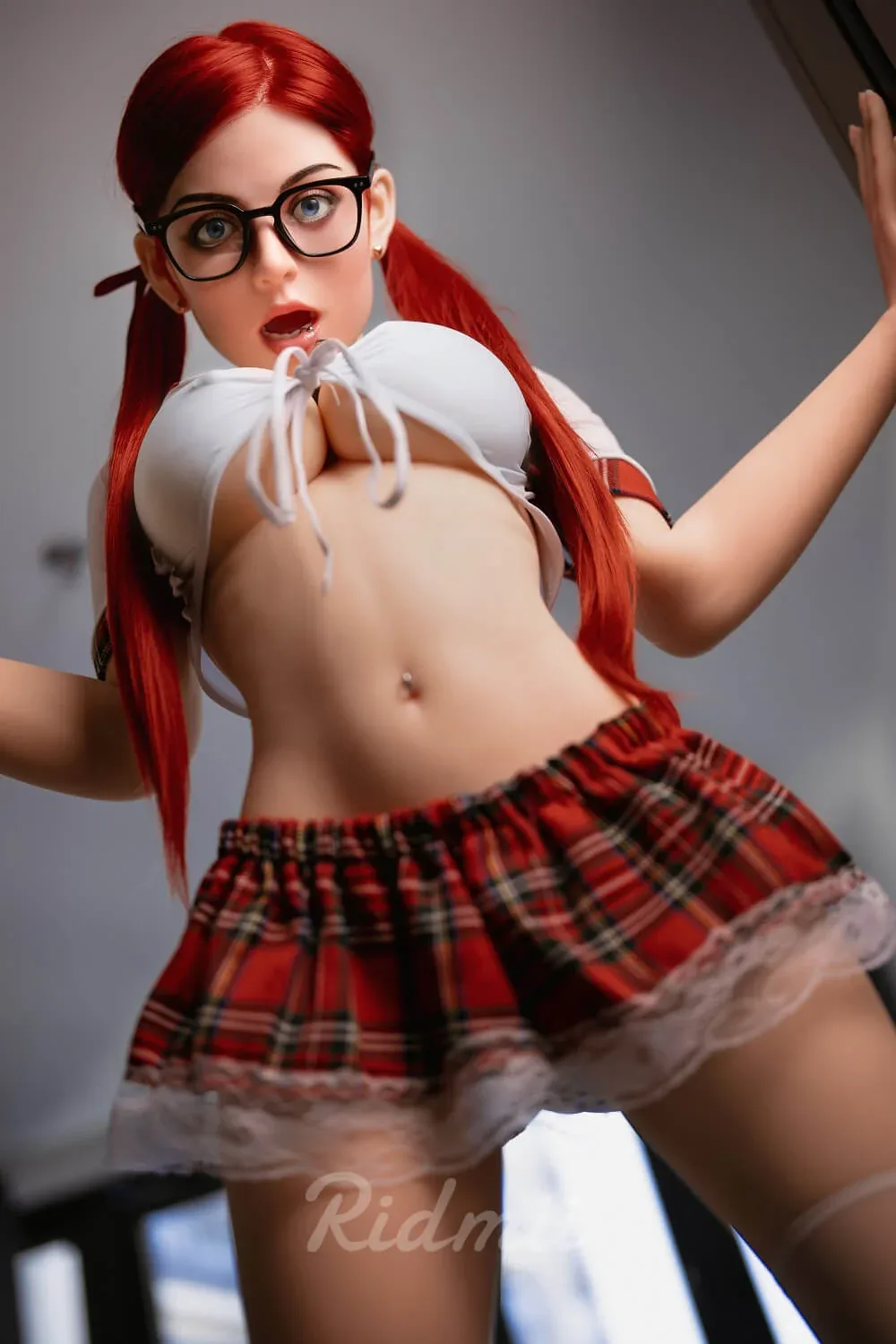 160cm (5ft2") Redhead LifeSize Silicone Sex Doll with ROS Head – Janice view 3