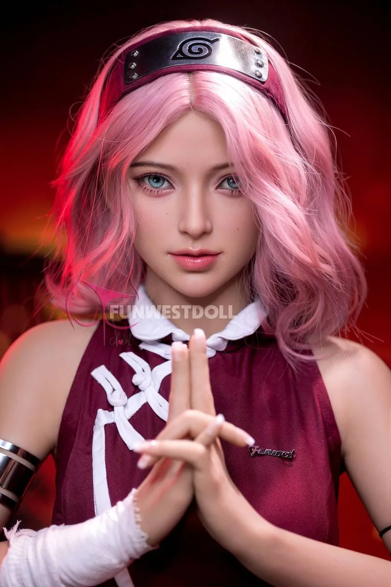 159cm (5ft2") Wonderland Pink Hair Anime Sex Doll - A-Cup - Alice - In Stock USA view 5
