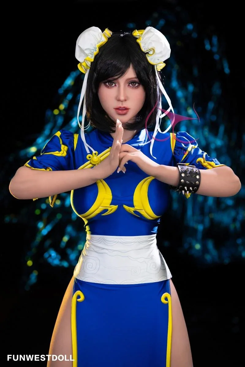 155cm (5ft1') F-Cup Chinese Street Fighter Sex Doll - Chun Li view 3