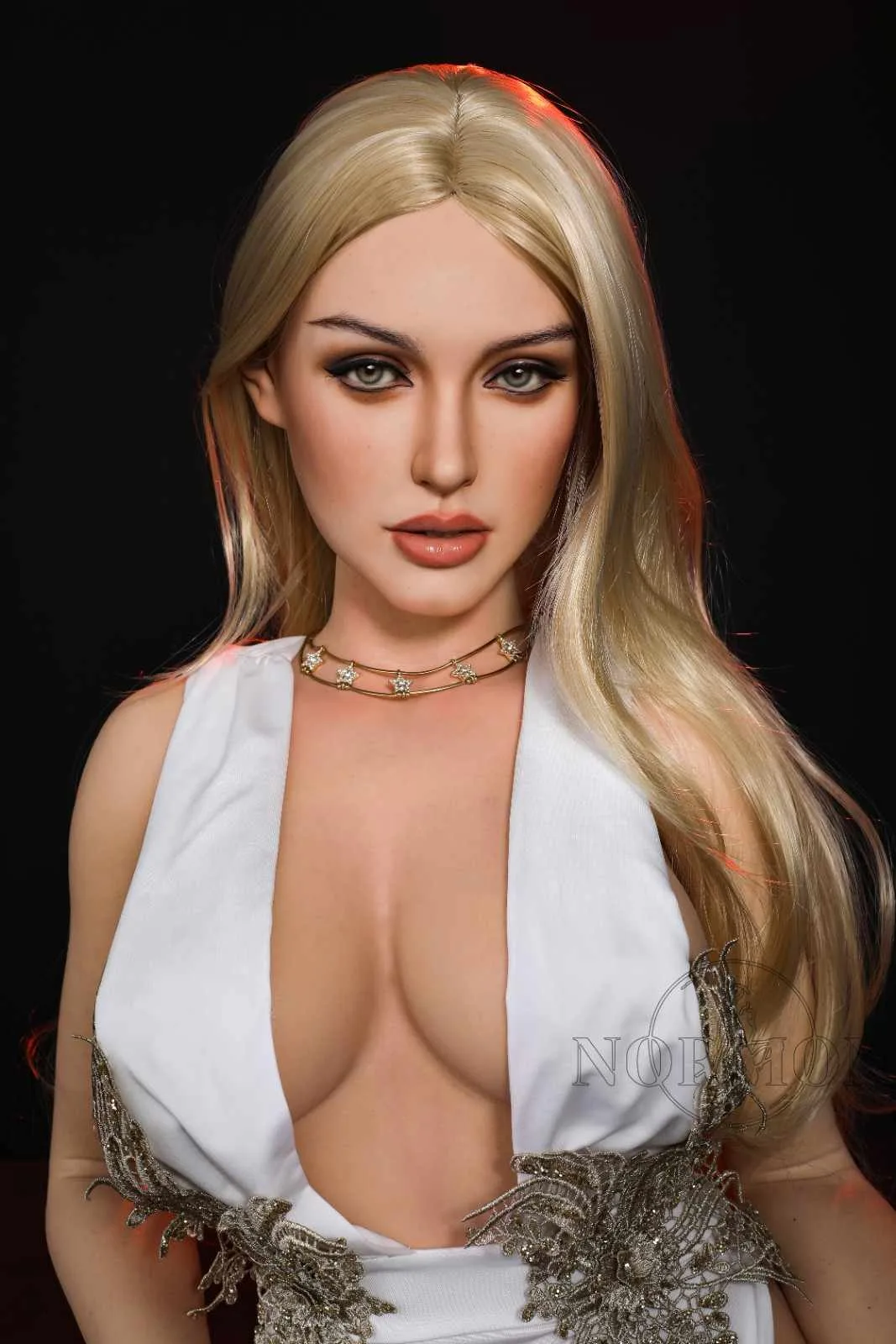 163cm (5ft4') F-Cup Glamorous Sex Doll in While Gown - Carmina
