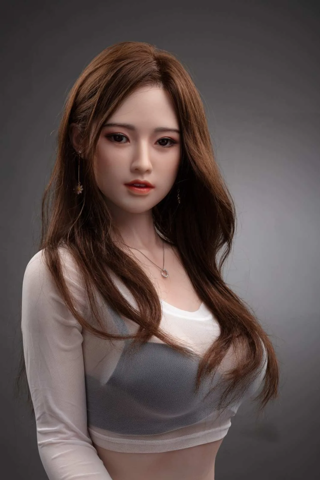 159cm (5ft2") Brunette Realistic Sexdoll - C-Cup - Zhulin view 6