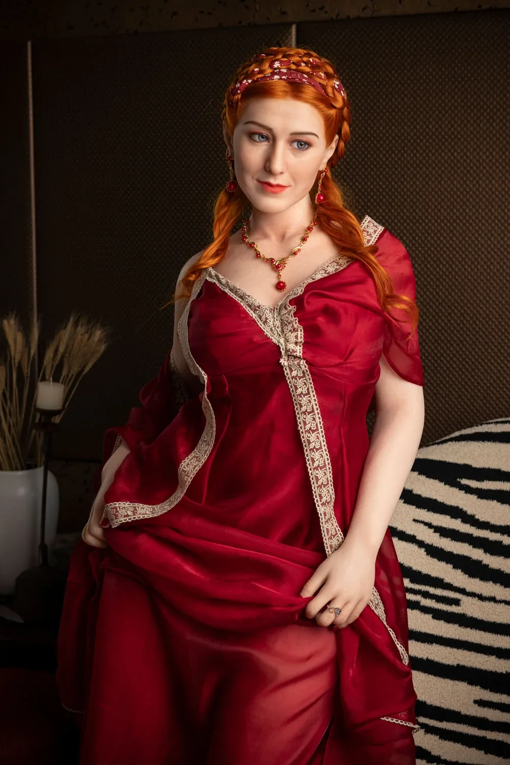 165cm (5ft4") Lady Redhead Elegant Silicone Sex Doll - G-Cup - Lucretia view 3