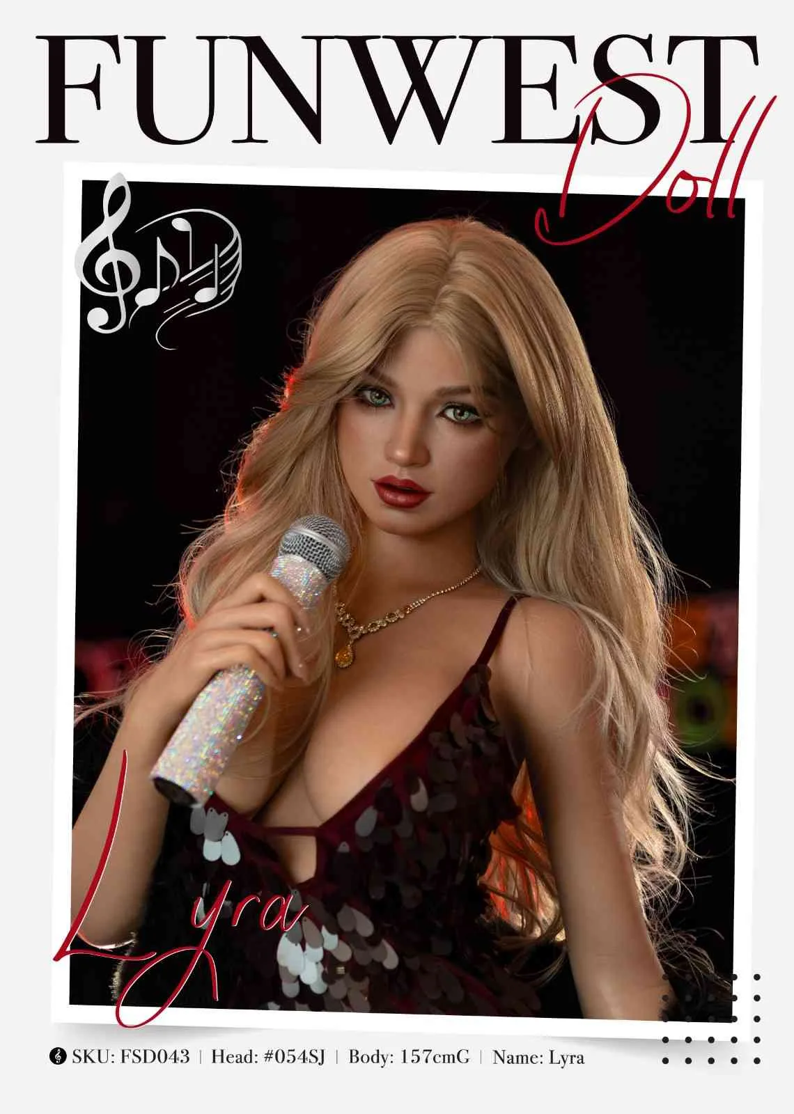 157cm (5ft2") Silicone Sex Doll - G-Cup - European Lyra view 3