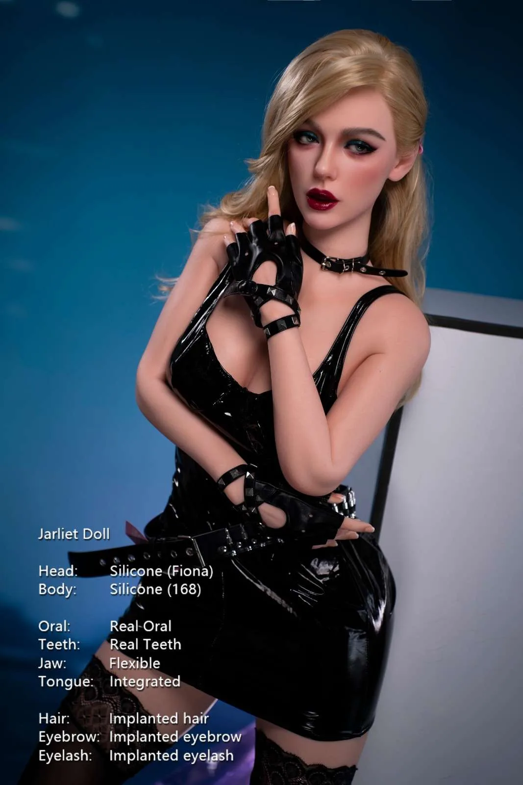 168cm (5ft6") Blonde ROS Police Girl Silicone Sex Doll - Fiona view 6