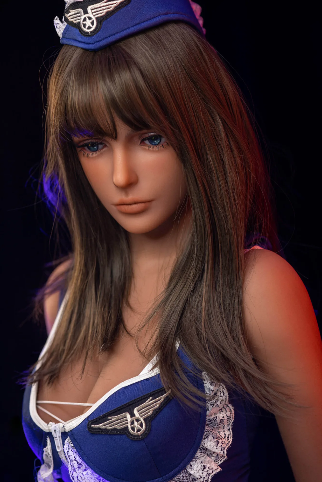 158cm (5ft1") Tender Brunette TPE Sex Doll Head #40 - Stacey view 3