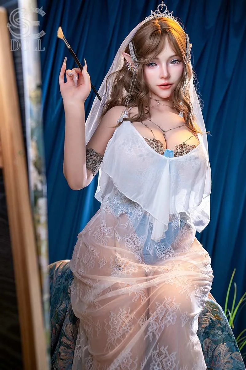 157cm (5ft2") Curvy Elf Silicone Sex Doll - I-Cup - Annika view 8