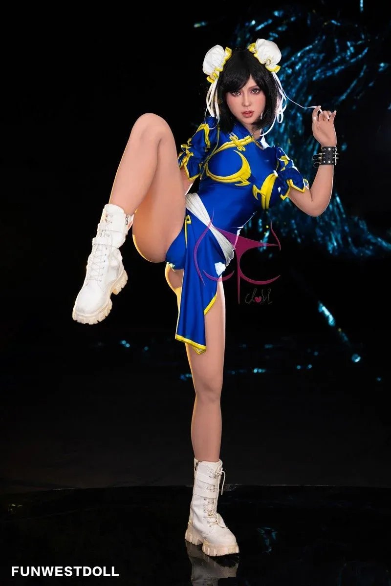 155cm (5ft1') F-Cup Chinese Street Fighter Sex Doll - Chun Li view 6
