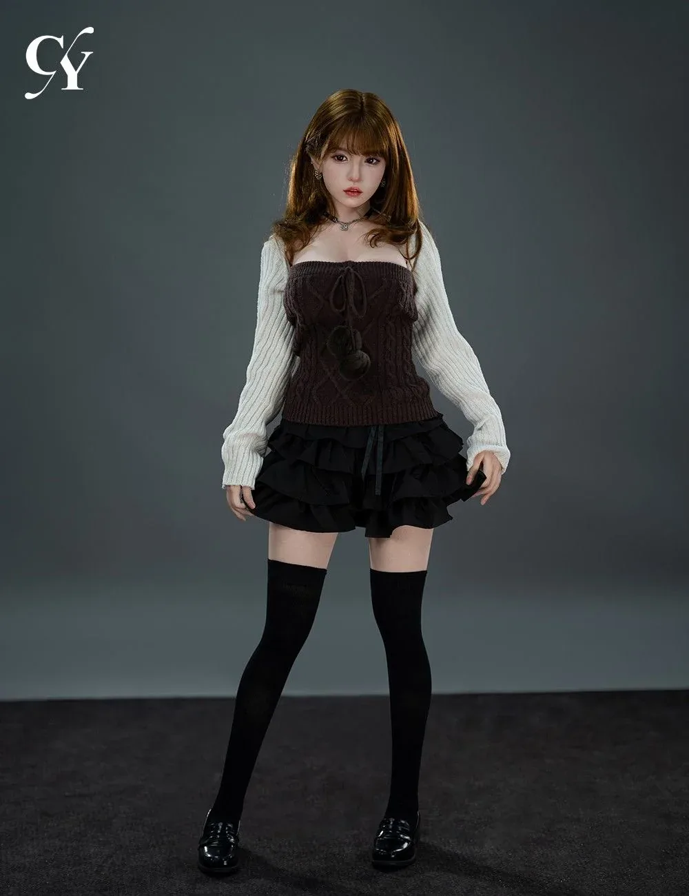 157cm (5ft2") Asian Petite Redhead Sex Doll - D-Cup- Liang view 3