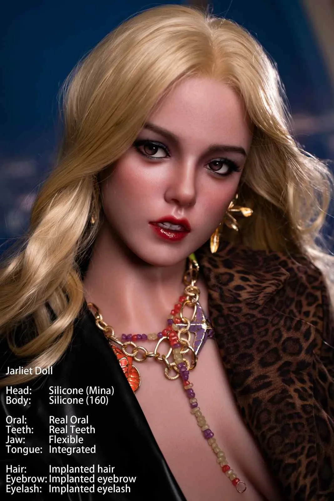 160cm (5ft2") Elegant Beauty Blonde Silicone Sex Doll C-Cup - Mina view 4
