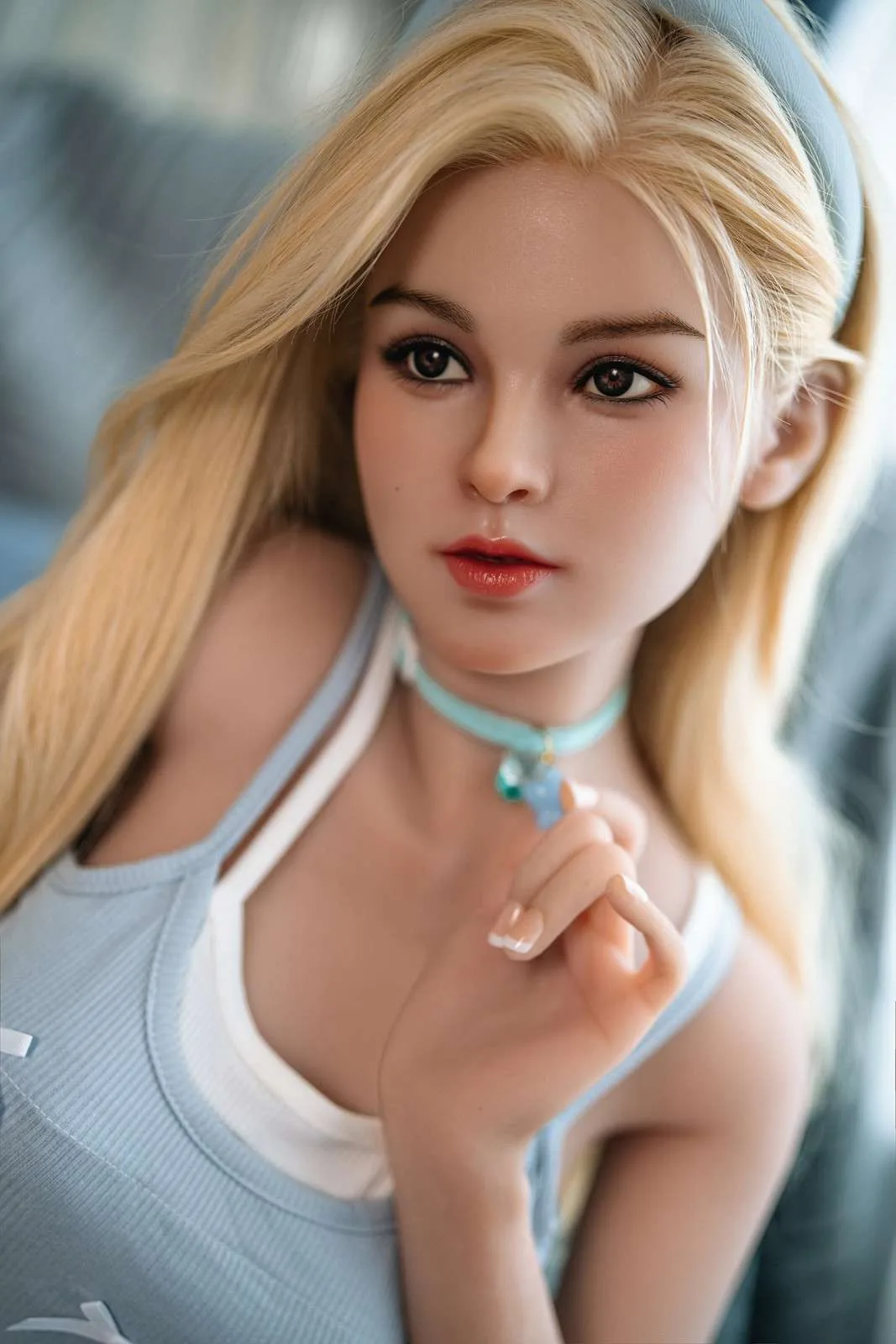 148cm (4ft10") Hybrid Sex Doll in Light Tan Skin with Movable Jaw - In Stock | US Only view 7