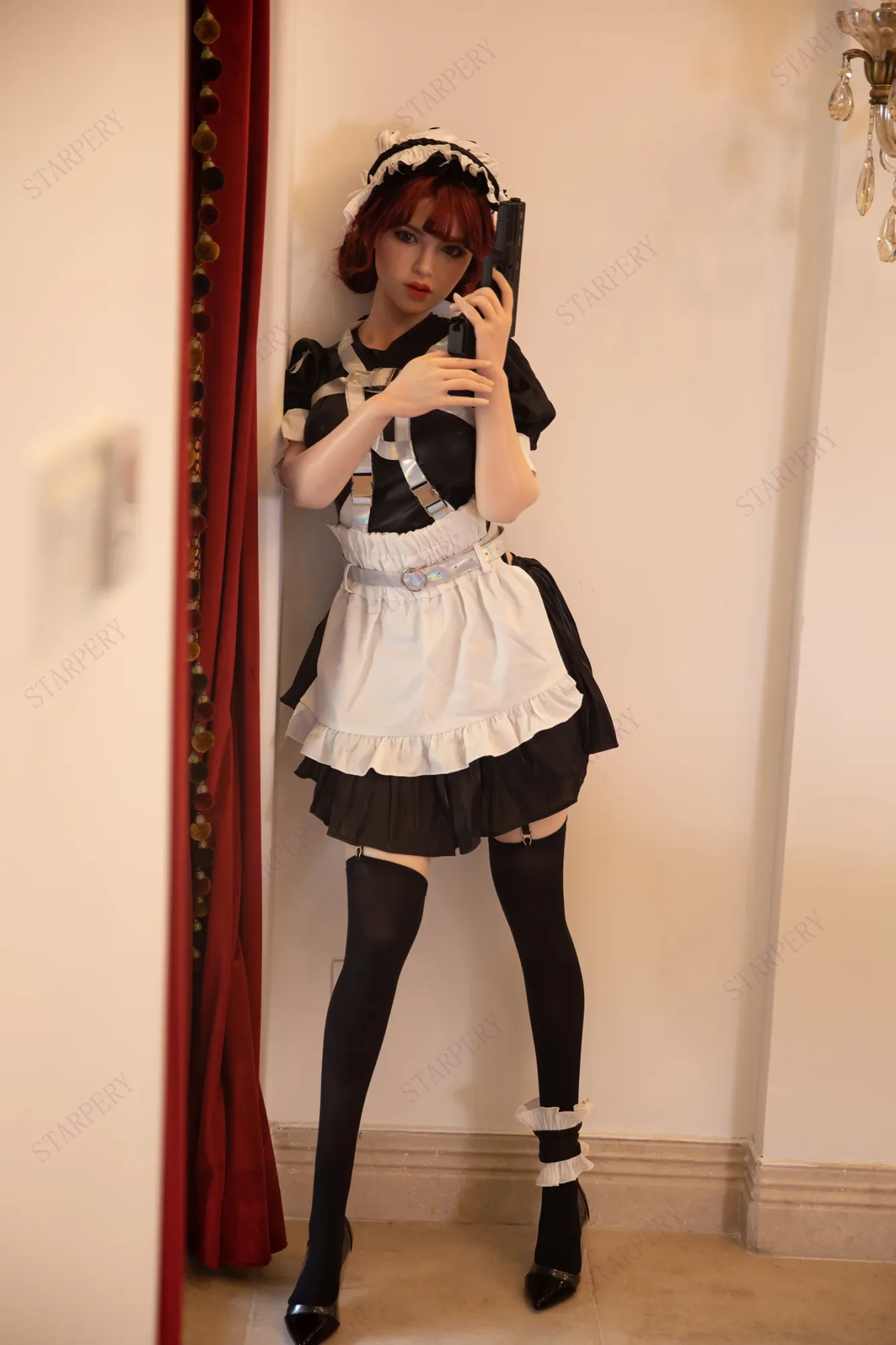 171cm (5ft7") French Maid Custom Sexdoll Silicone - D-Cup - Iris view 3