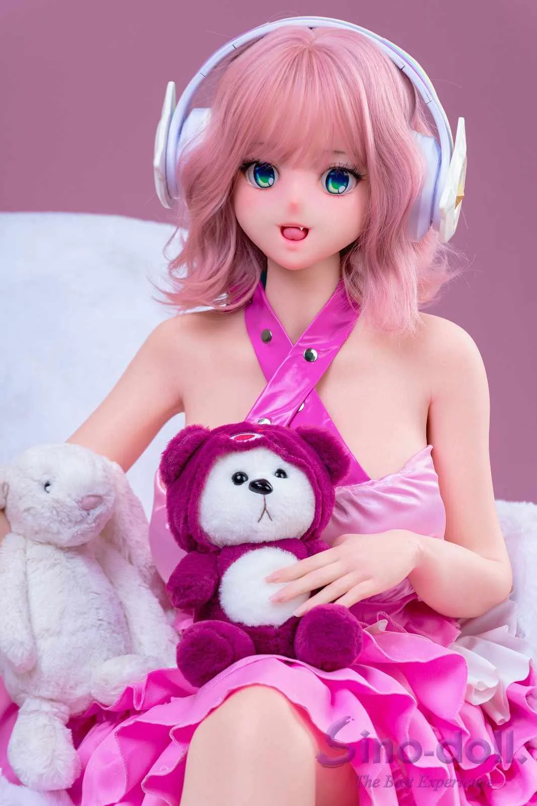 143cm (4ft8") Big Breasts Full Platinum Silicone Sex Doll - Soft-Max – Linlan