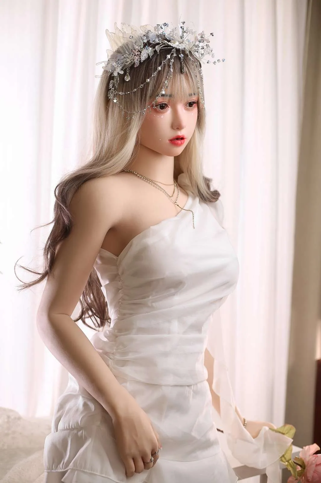 166cm (5ft5") Realistic Asian Silicone Sex Doll – Alice view 5
