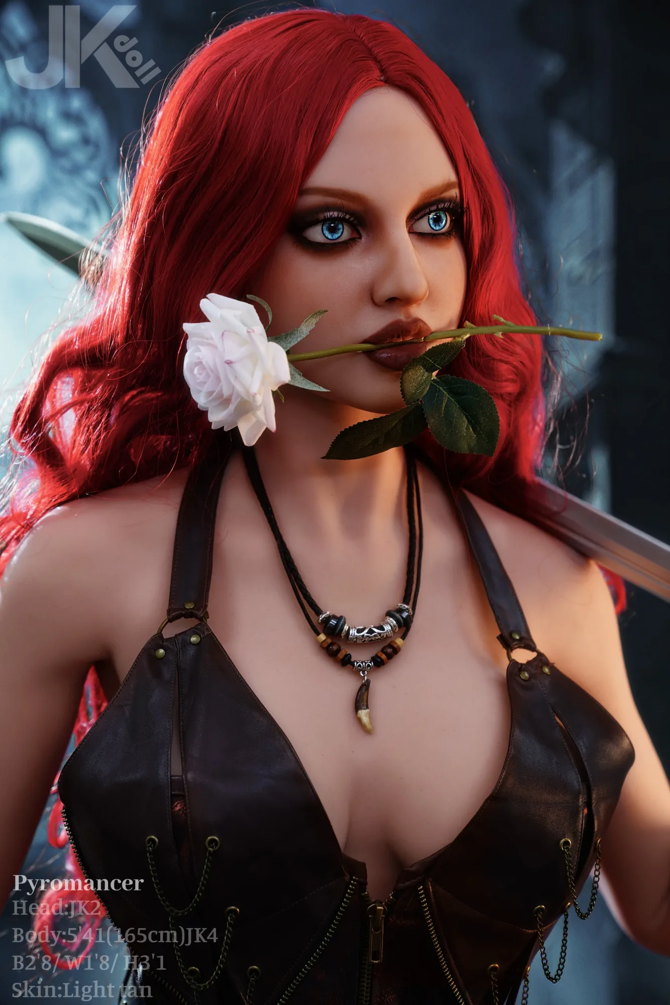 165cm (5ft5") Realistic TPE Sex Doll – Pyromancer JK#2 view 6