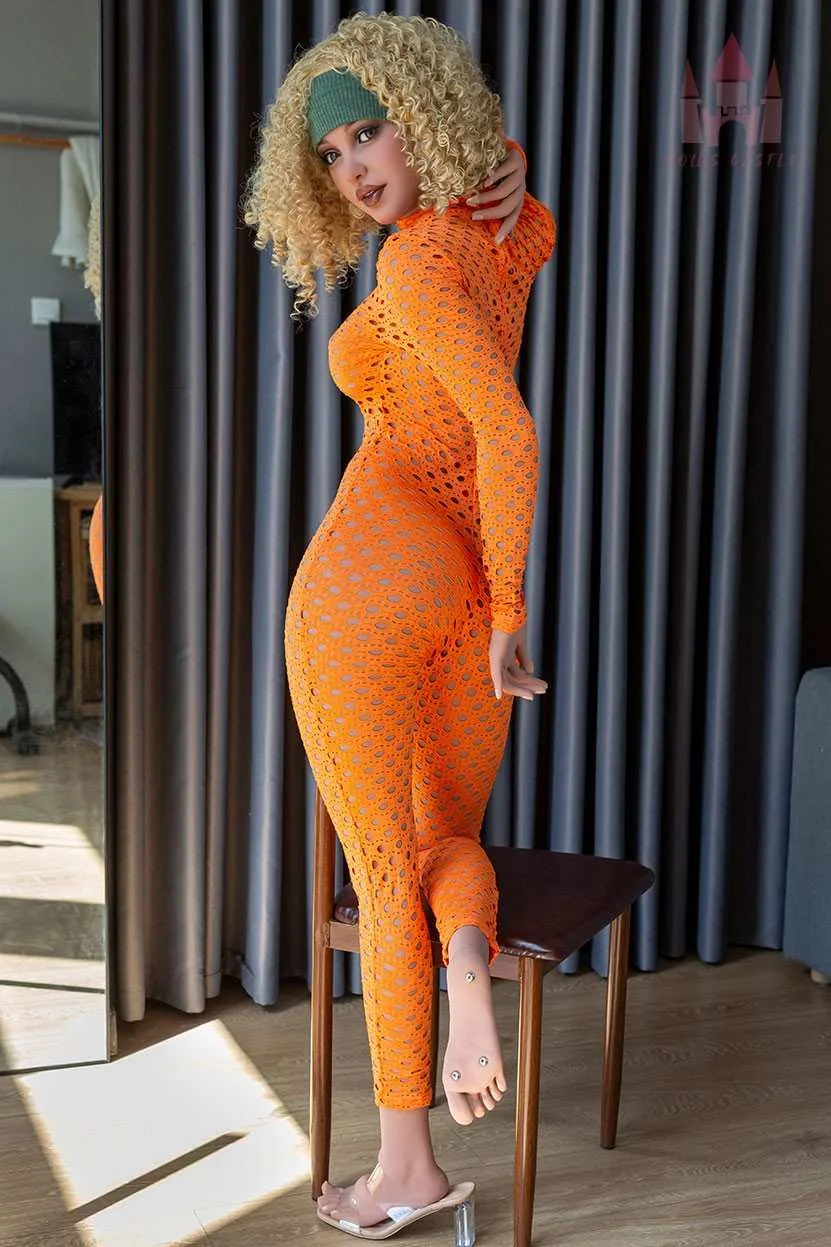 163cm (5ft7") Orange Body Suit TPE Sex Doll - E-Cup - In Stock | EU Only view 4