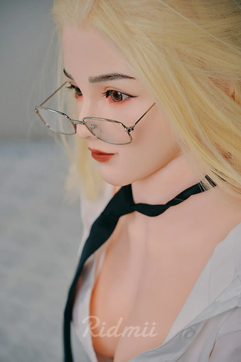 165cm (5ft4") Blonde Hybrid Silicone Head & TPE Body Love Sex Doll - Alma view 2