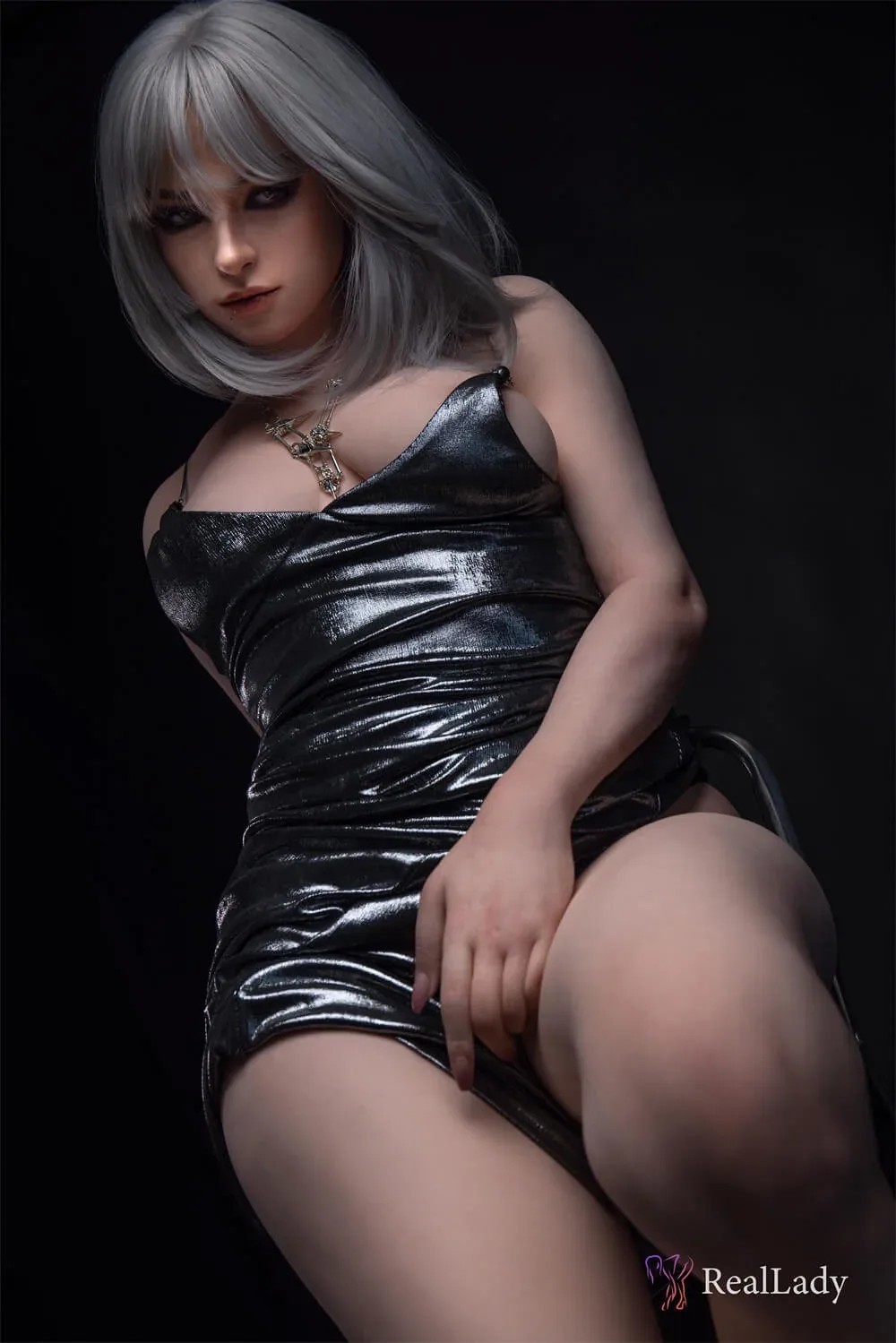 170cm (5ft7") Exotic Silver Hair Silicone Sex Doll - D-Cup - Flora view 6