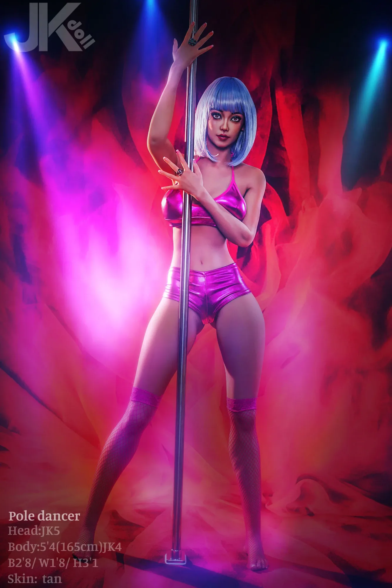 165cm (5ft4") TPE Sex Doll – J-Cup - Pole Dancer JK#5