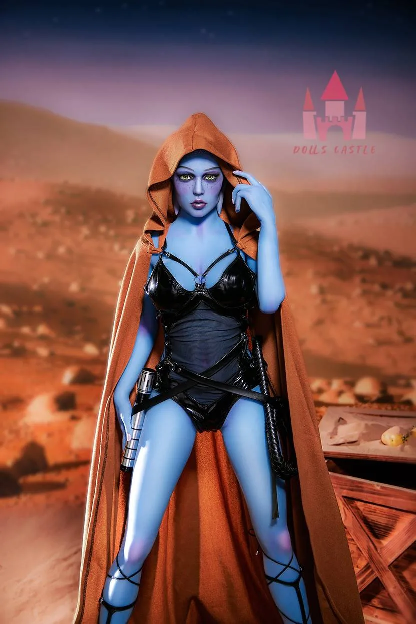 156cm (5ft1") Blue Skin Sexy TPE Sex Doll - E-Cup - Ailen - In Stock | EU Only view 3