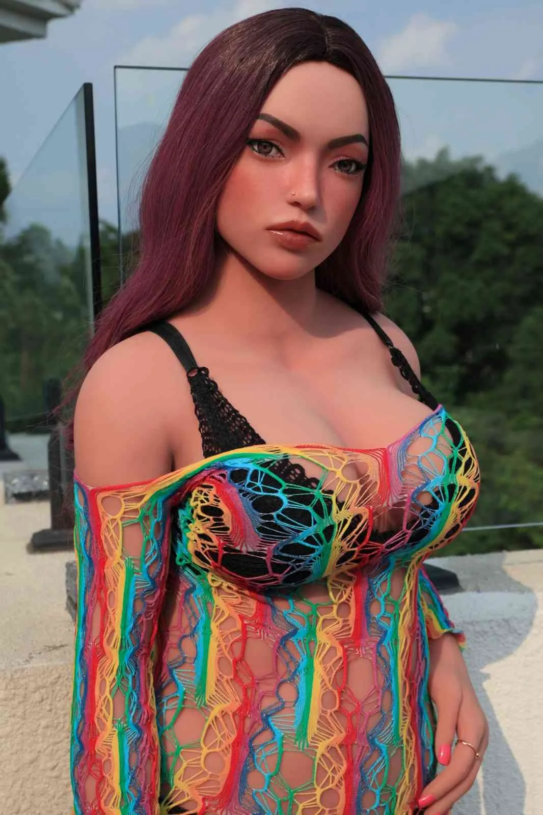 155cm (5ft2") Real Sex Doll - TPE Body with Ginny Silicone Head