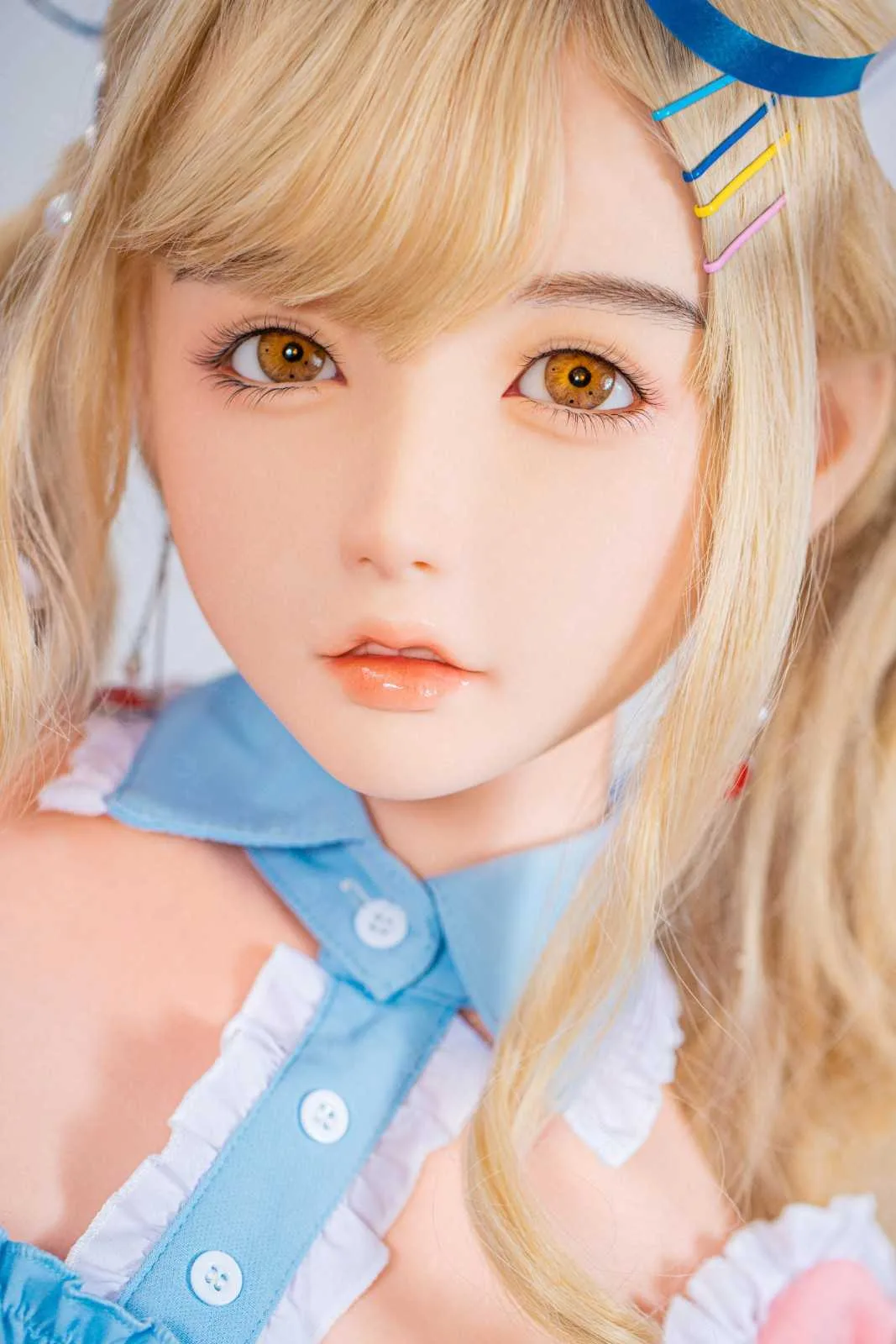 148cm (4ft8") Blonde Asian Silicone Doll - C-Cup - Amily