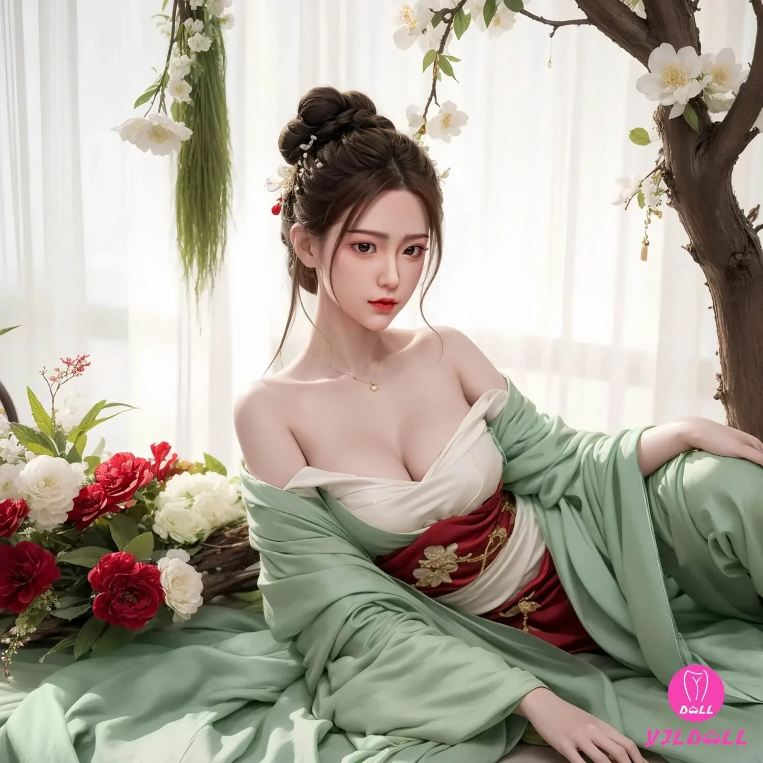 165cm (5ft4") Chinese Silicone Love Sex Doll - D-Cup - Fan Jing view 3