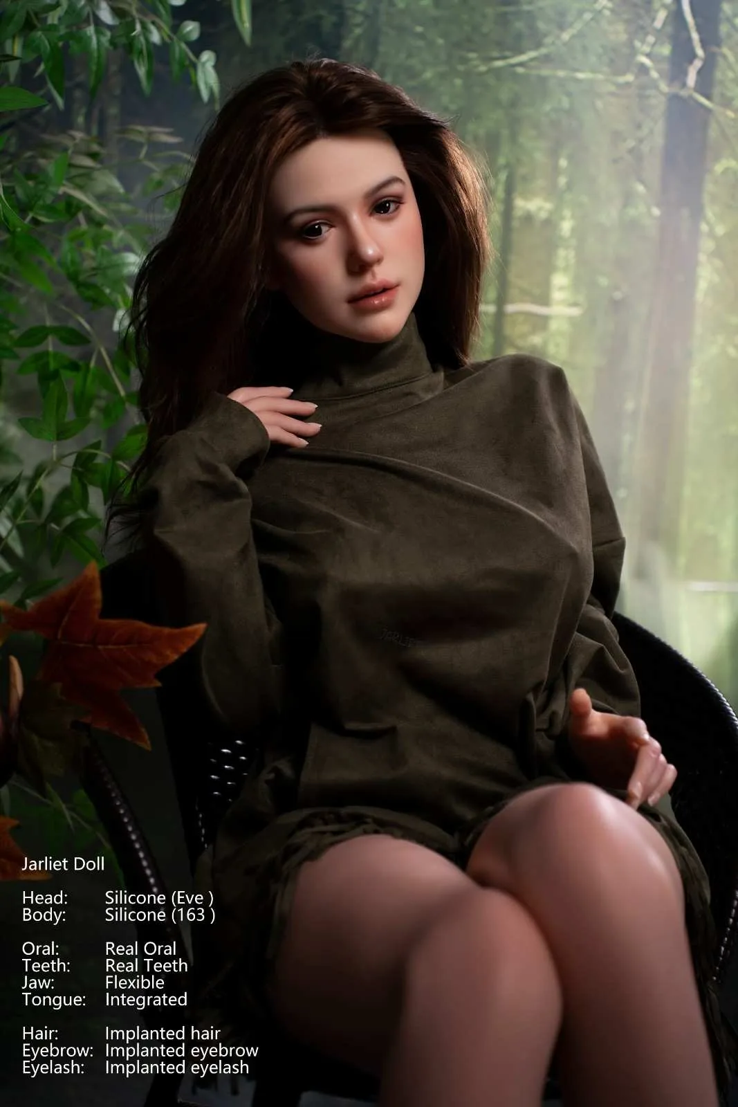 163cm (5ft4") Luxury Full Silicone Sex Doll – Eve