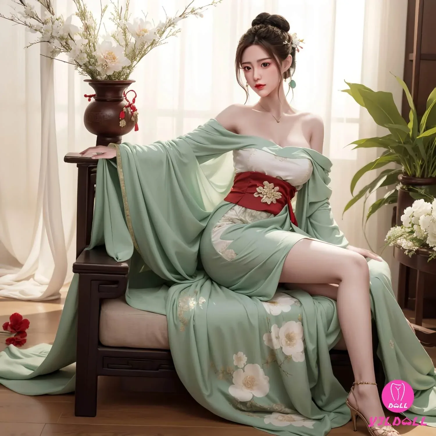 165cm (5ft4") Chinese Silicone Love Sex Doll - D-Cup - Fan Jing view 4