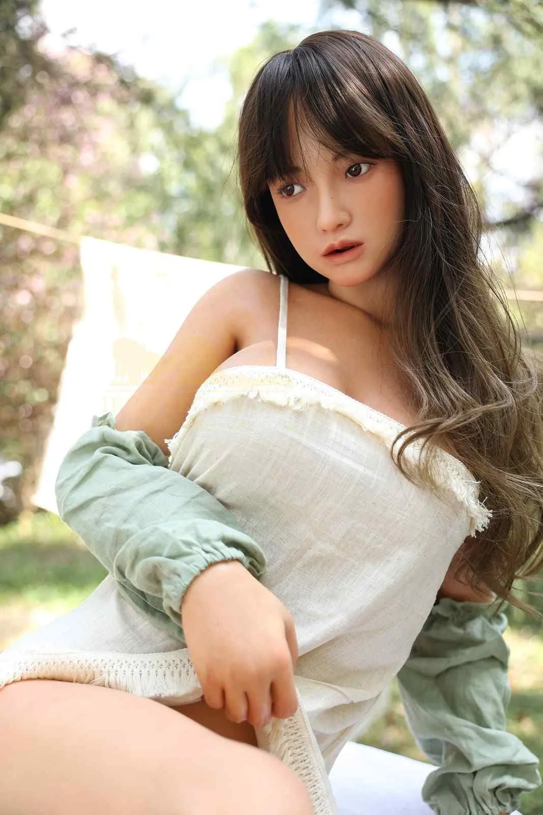 167cm (5ft6') Silicone Sex Doll with Round Butt - Golu view 3